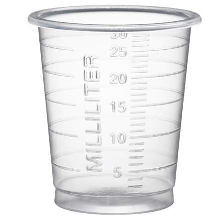 Lyfjastaup Eco glær 30ml, 90stk