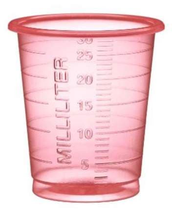 Lyfjastaup Eco rauð 30ml, 90stk