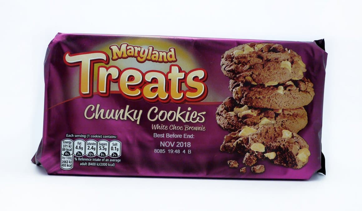 Maryland Treats kex með hvítum súkkulaðibitum 144g 1