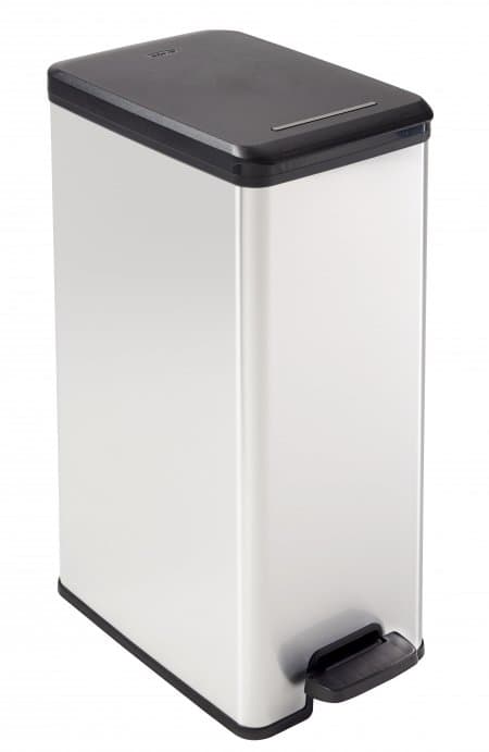 Curver fata með fótstigi 25l Slim Bin málm 1