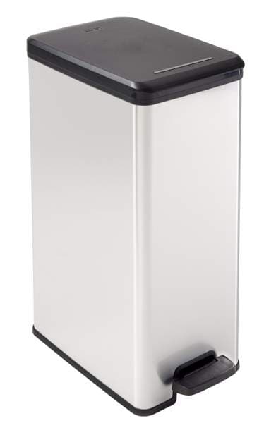 Curver fata með fótstigi 40l Slim Bin málm
