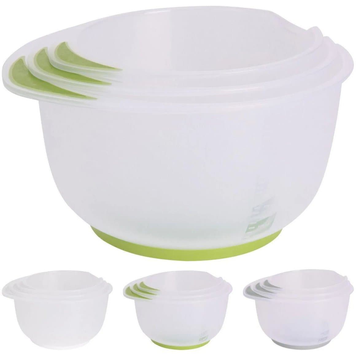 Excellent plastskálar 3stk blandaðir litir  1