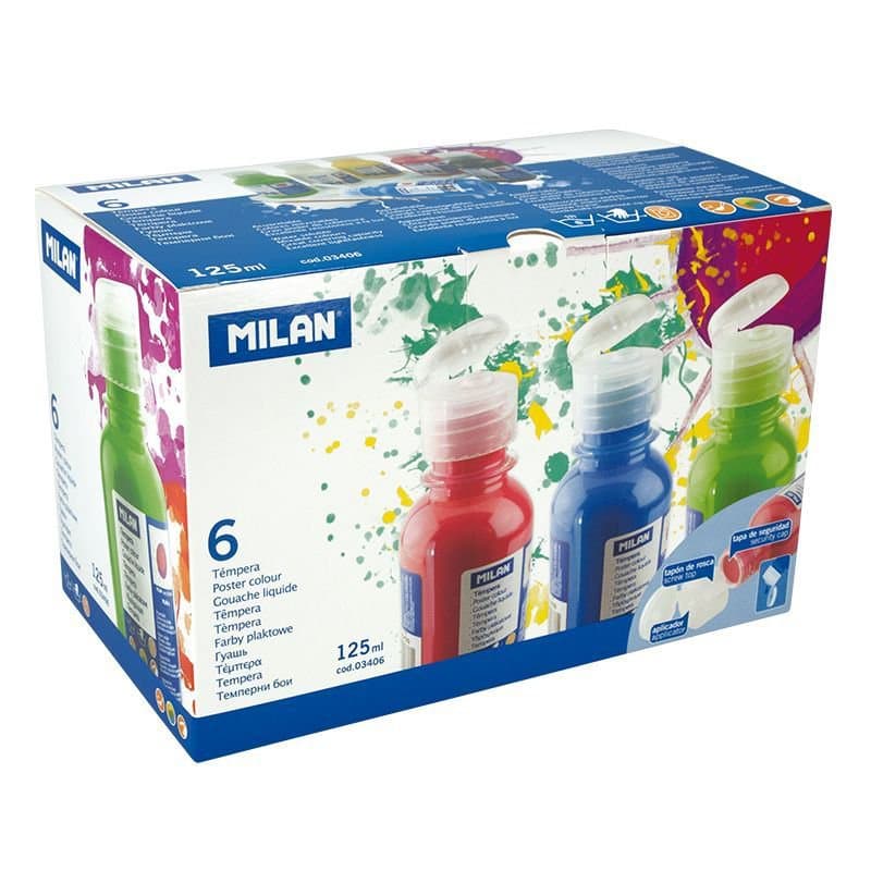 MILAN málning blandaðir litir 6x125ml 1