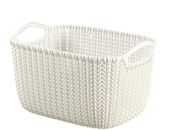 Curver karfa ferköntuð Knit small með höldum 8l, h