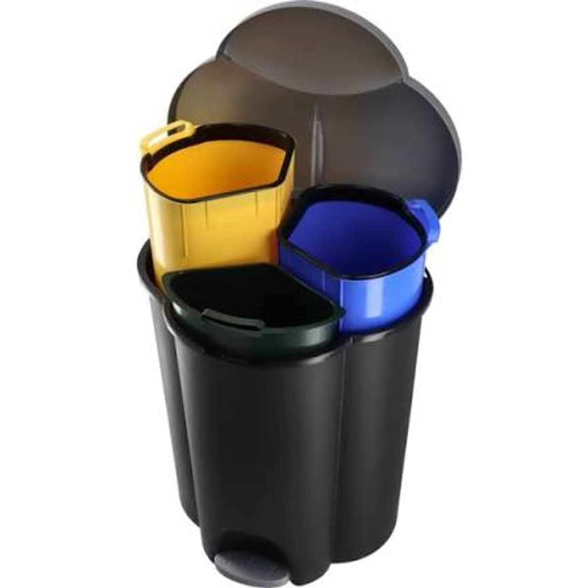Curver flokkunarfata Trio með fótstigi, 2x17l + 6l 1