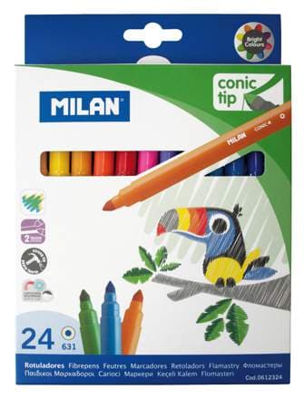 MILAN Tússlitir breiðir 24stk