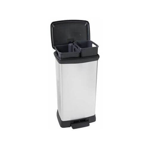 Curver flokkunarfata Duo með fótstigi, 2x23l 1