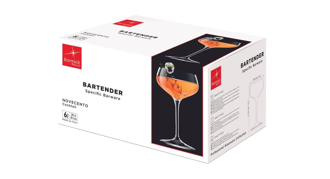 Glös Novecento 25cl kokteil 6stk 2