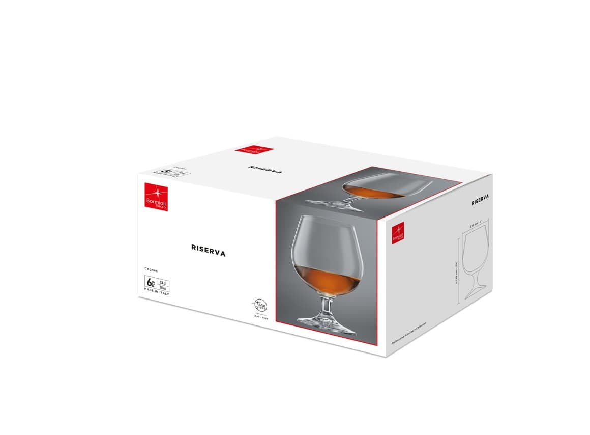 Glös Riserva 53cl koníak 6stk 2