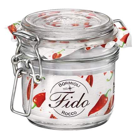 Fido krukka með spennuloki glær 0,20ltr