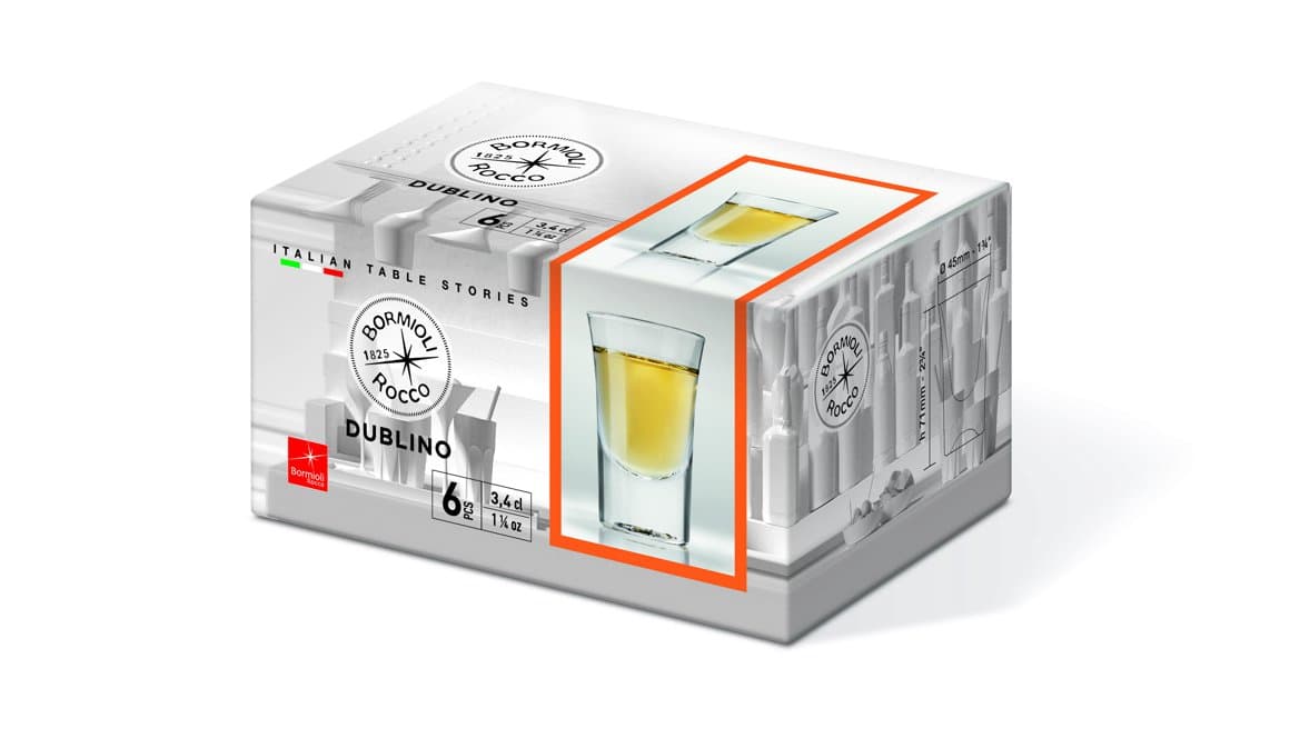 Glös Dublino 3,4cl snaps 6stk 2