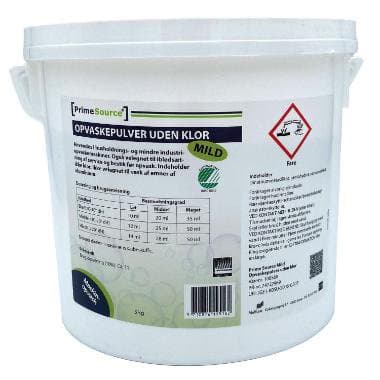 Prime source uppþvottavéladuft án klórs S 5 kg 1