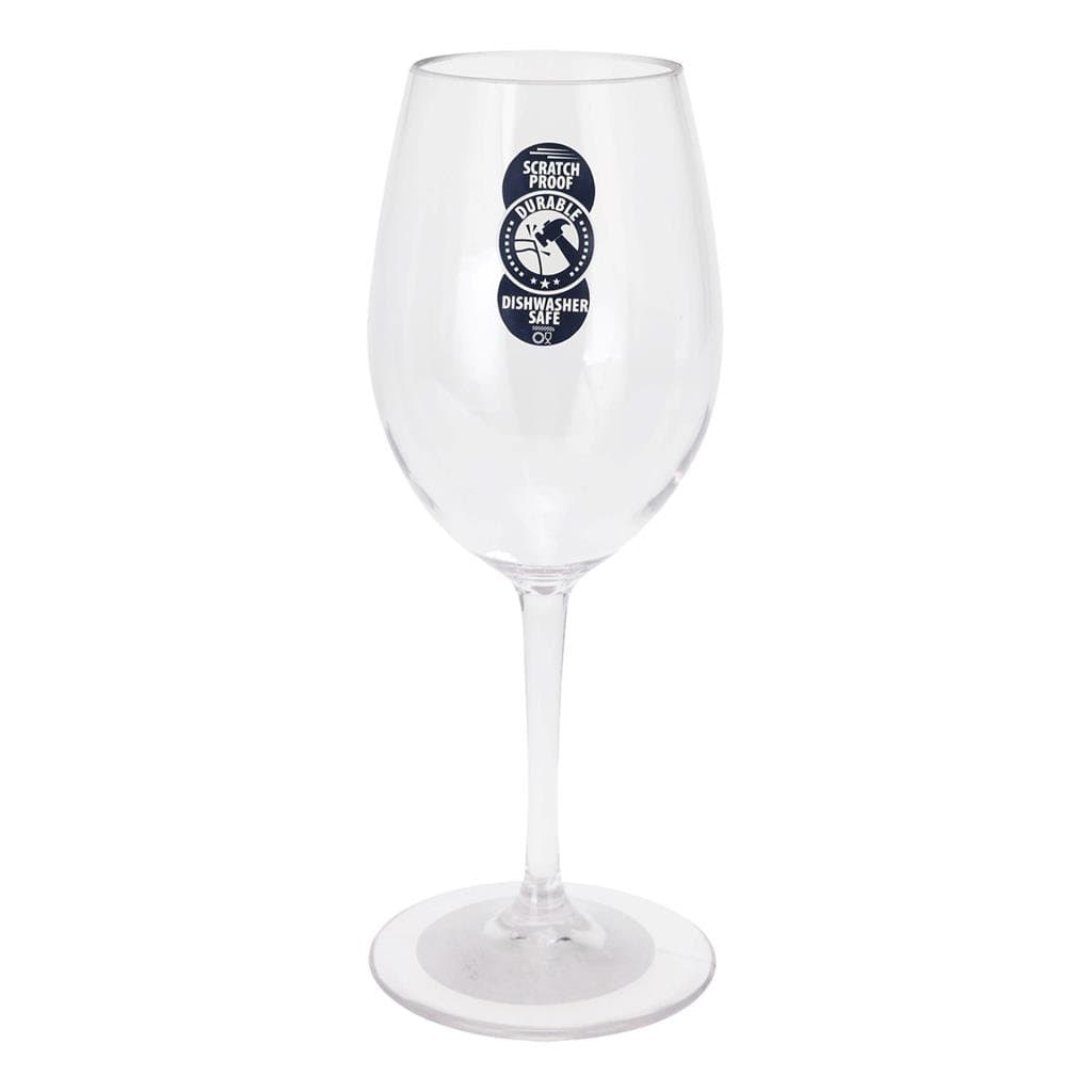 Glös harðplast glært 33cl vínglas 1