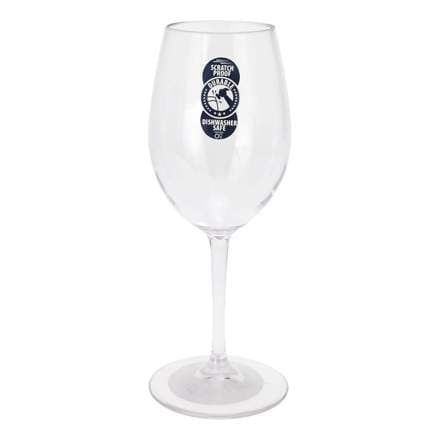 Glös harðplast glært 33cl vínglas