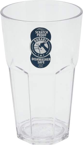 Glös harðplast glært 37cl