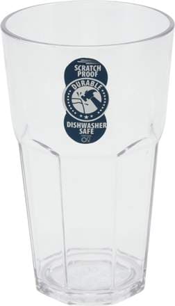 Glös harðplast glært 37cl