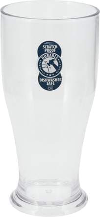 Glös harðplast bjór glært 52cl