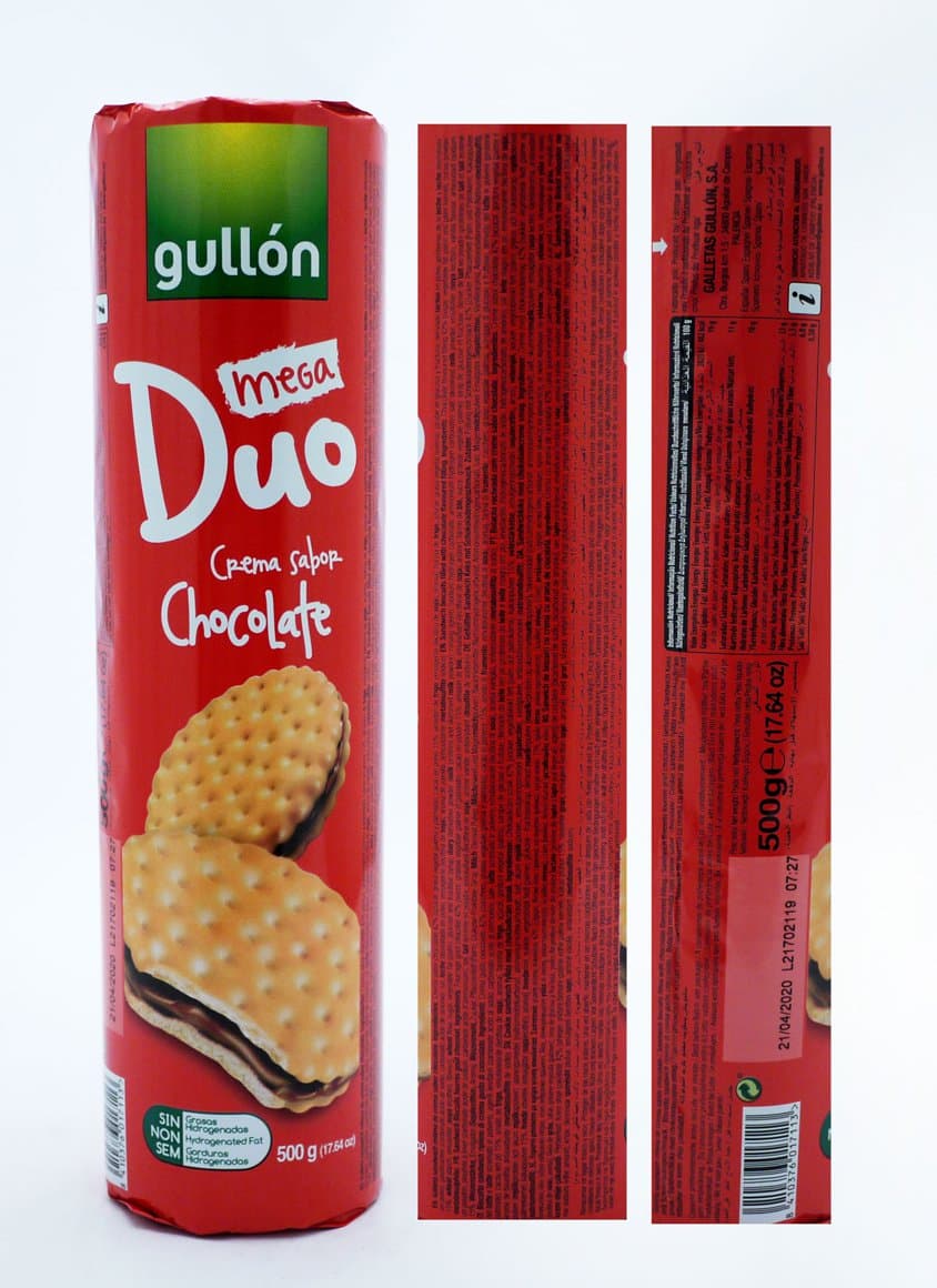 Gullón kremkex súkkulaði 500gr 1