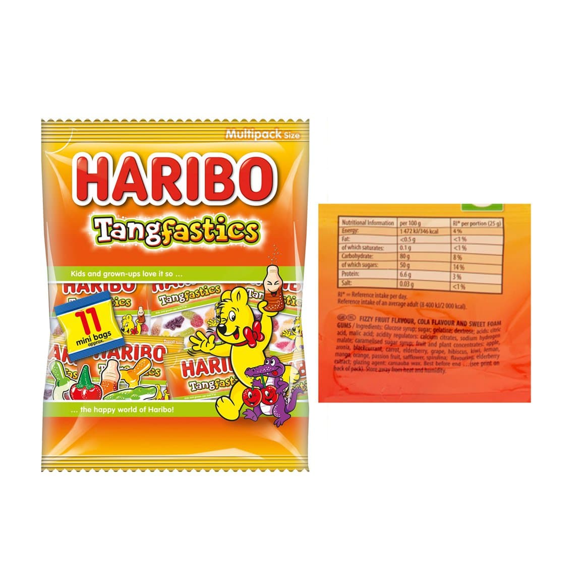 Haribo hlaup mini Tangfastics 160gr 1