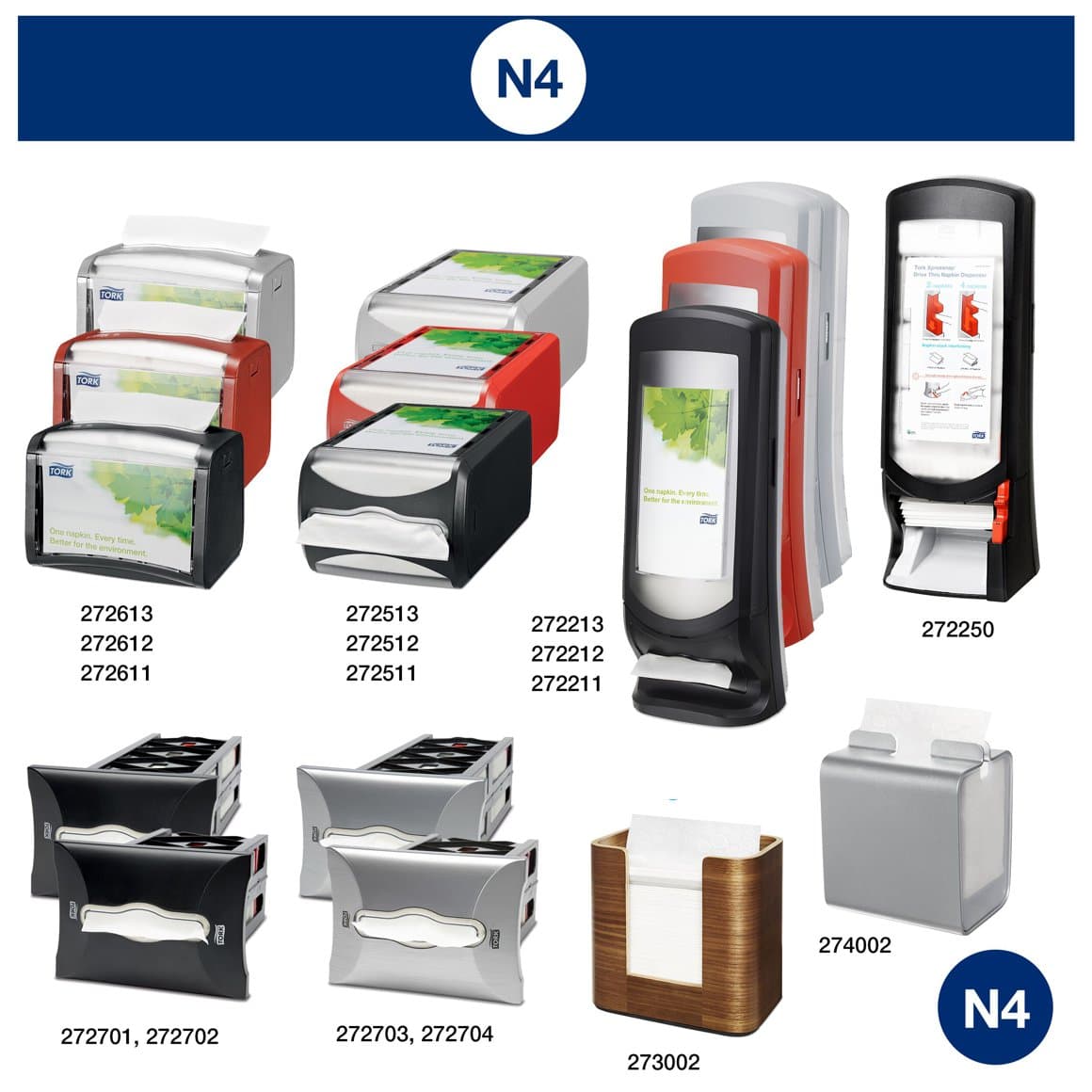 Tork Xpressnap 1l Hvítar 1125 stk E N4/N12 3