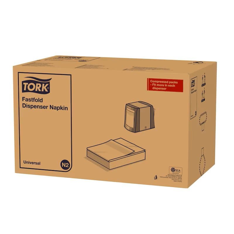 Tork serv. í skammtara 1l. 10.800stk hvít N2 2