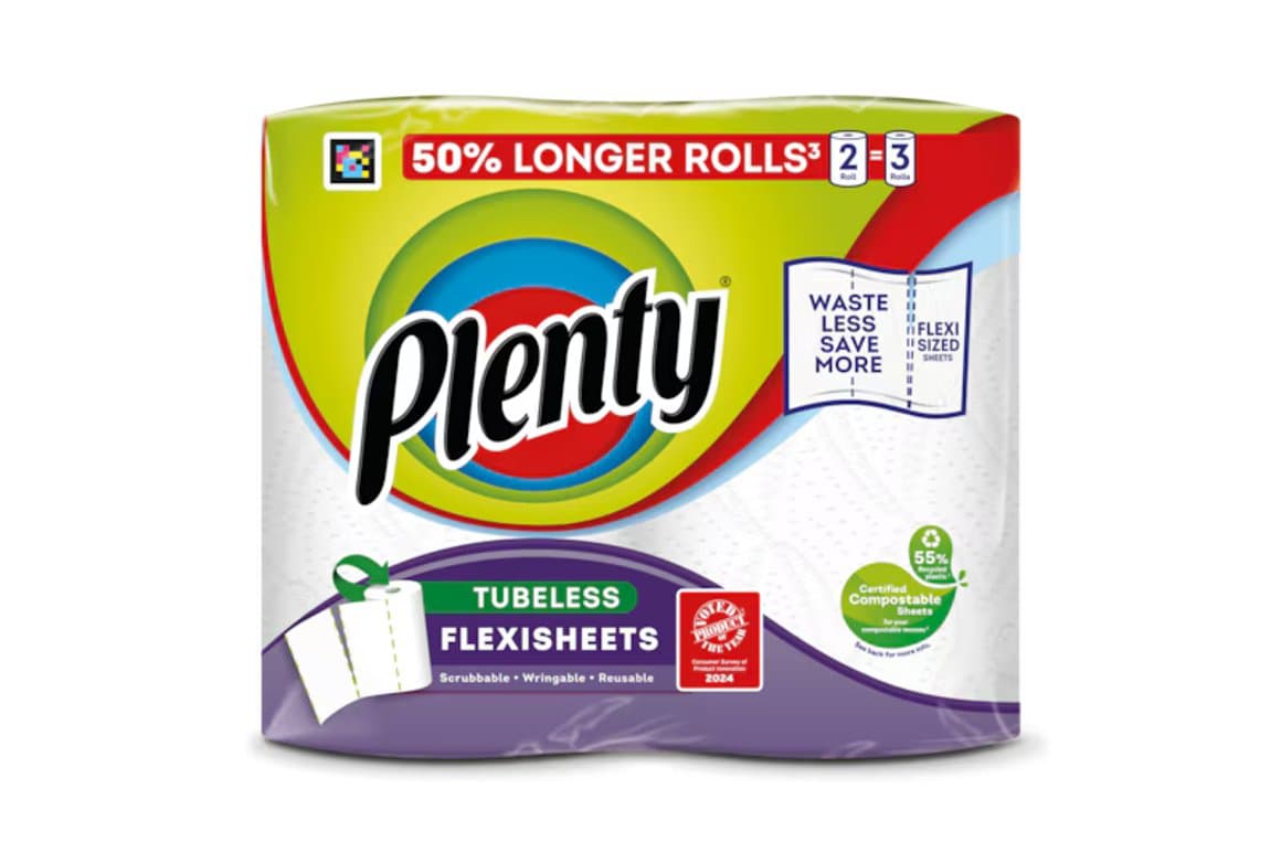 Plenty eldhúsrúllur 250 blöð, 2-laga 12rl 1