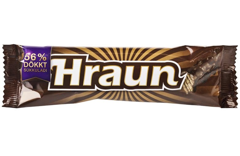 Hraun dökkt innpakkað súkkulaði 30g, 24 stk 1