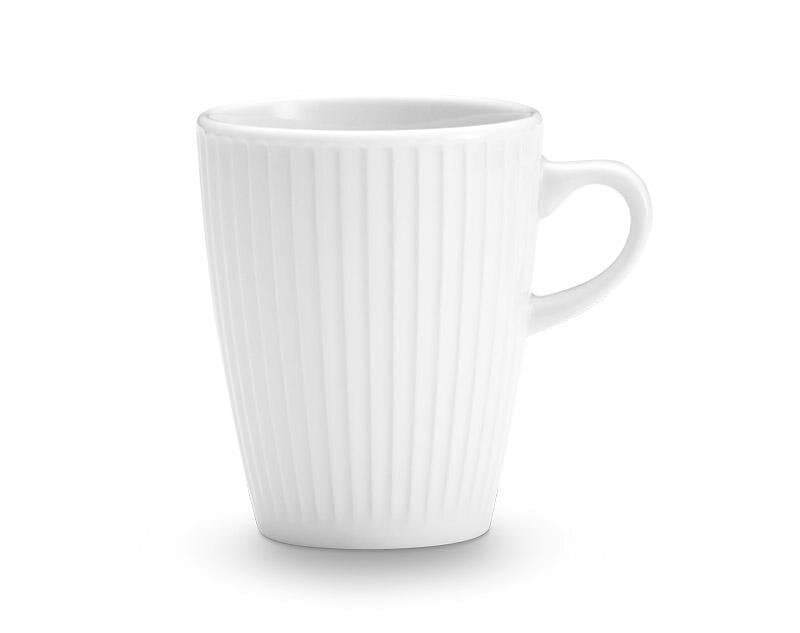 Plissé drykkjarkanna hvít 27cl 1