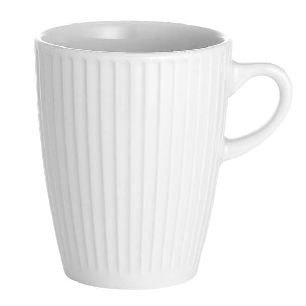 Plissé drykkjarkanna hvít 27cl