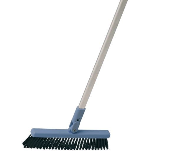 Vileda gólfsópur 25cm, m/löngu skafti, blár 1