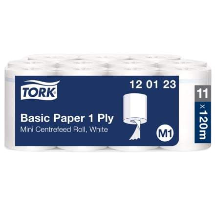 Tork Basic M-þurrkur 120m 11rl E M1