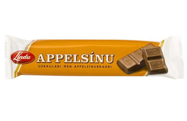 Lindu Appelsínusúkkulaði 40gr, 24stk 1