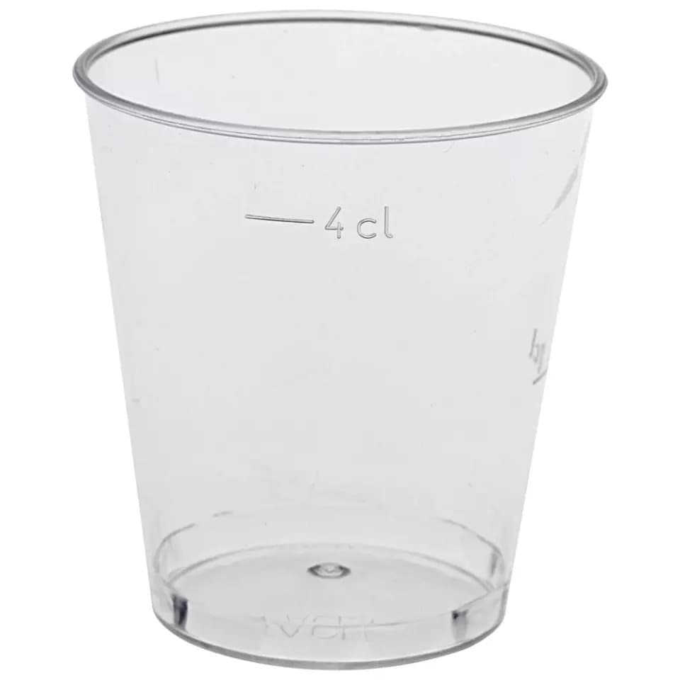 Plastglös 4cl, 40stk 1