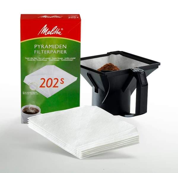 Melitta kaffifilter Pyramid 202S 100stk