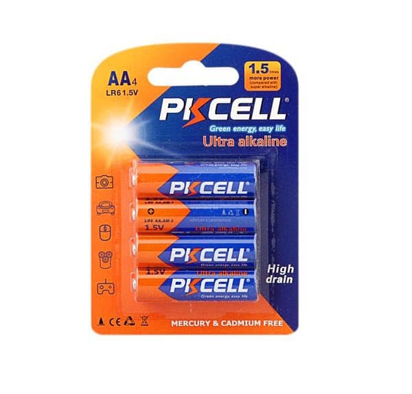 PKcell rafhlöður AA 4 stk 1