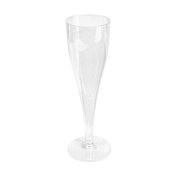 Plastglös 12,5cl kampavín, 10stk