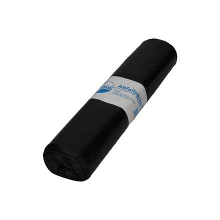 Deiss poki 70x110cm 120ltr Ecofine svartur 25my 25stk LDPE