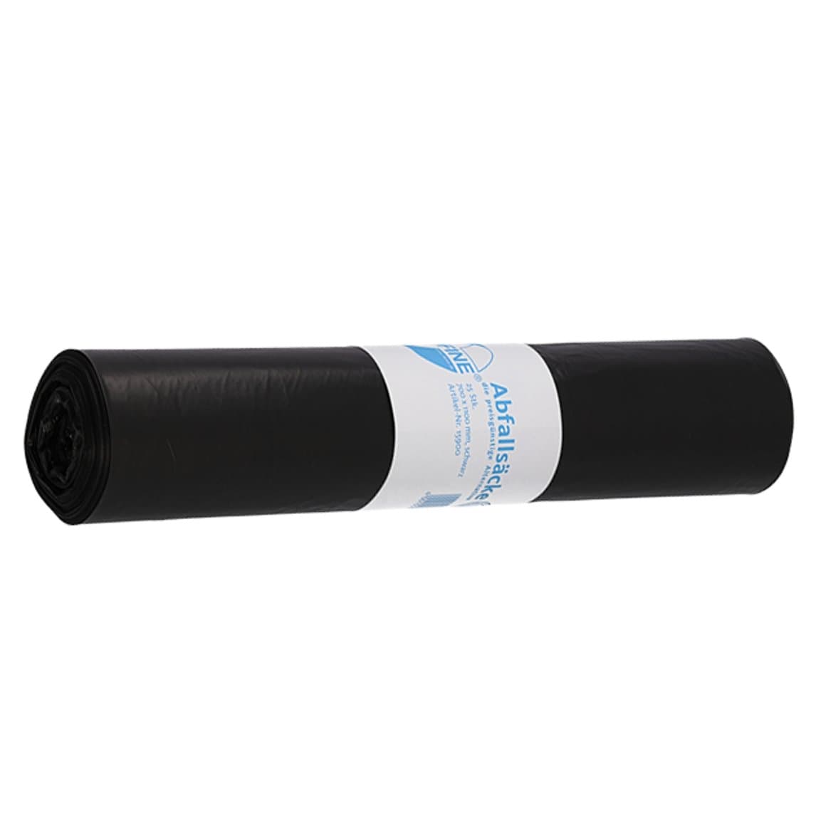 Deiss poki svartur Ecofine 70x110cm 120ltr Ecofine svartur 25my LD 25stk 1