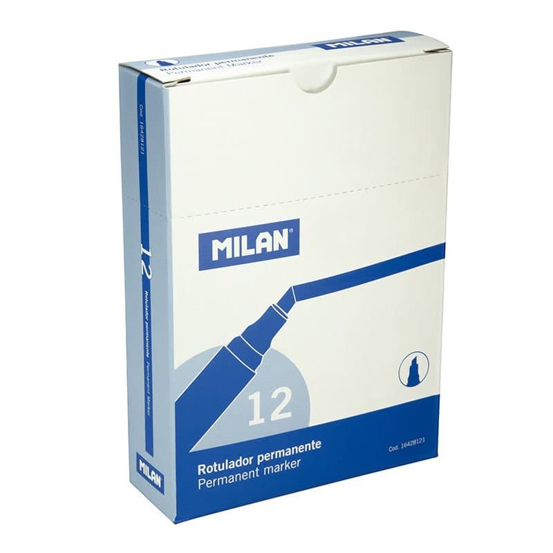 MILAN merkitússpenni blár ská oddur 12stk í pk 1