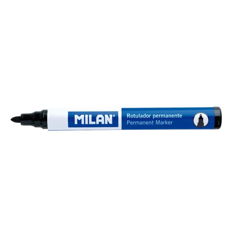 MILAN merkitússpenni 4mm svartur 12stk í pk 2