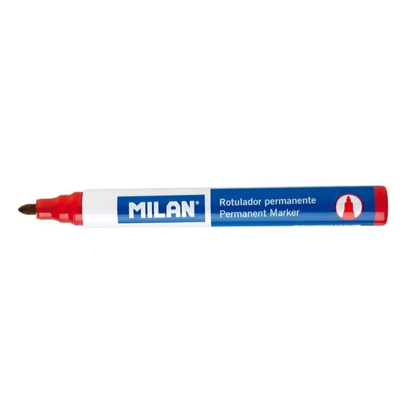 MILAN merkitússpenni 4mm rauður 12stk í pk 2
