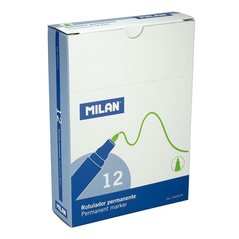 MILAN merkitússpenni 4mm grænn 12stk í pk 1