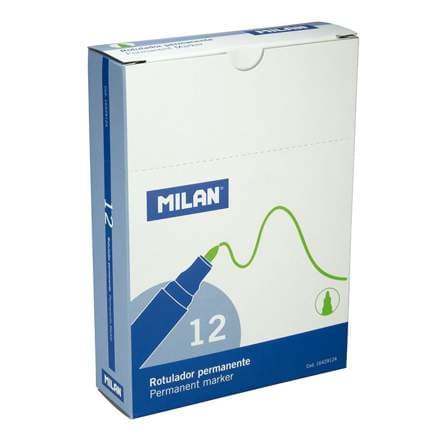 MILAN merkitússpenni 4mm grænn 12stk í pk