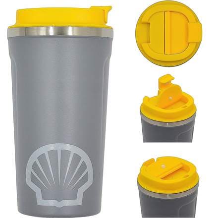 Shell kaffimál grátt 500ml