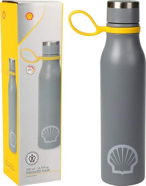 Shell drykkarbrúsi grár 500ml