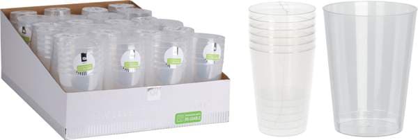 Glös harðplast 50cl, 6stk