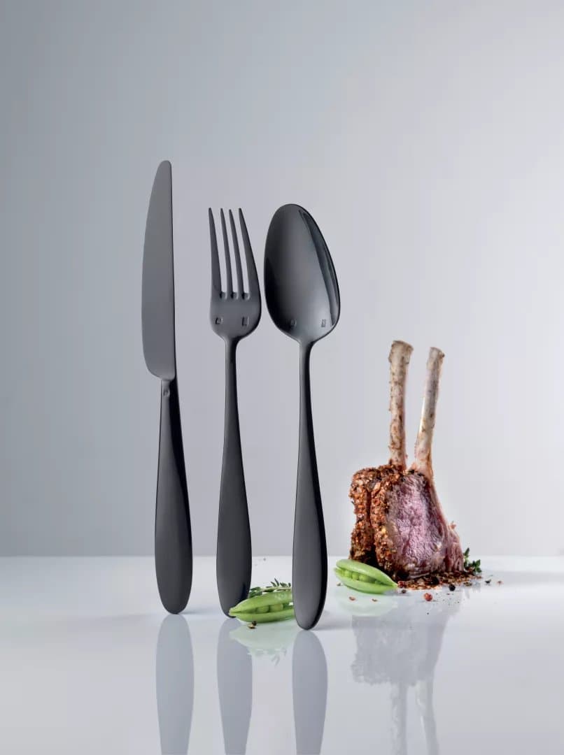 Anzo forréttarhnífur svartur, 12stk 2