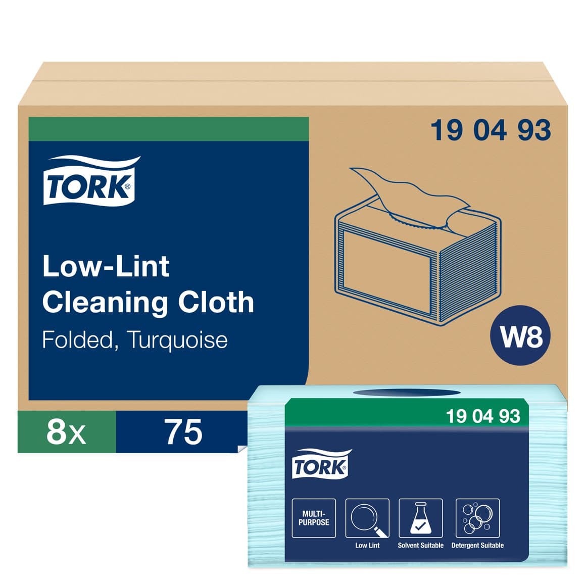 Tork hreinsiklútur W8 75 stk 1