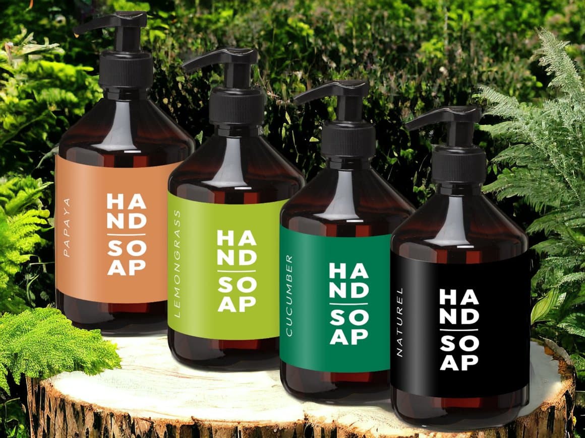 Handsápa naturel ilmefnalaus 500 ml S m. dælu 2
