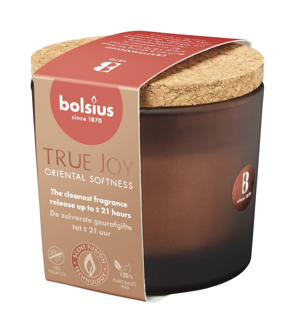 Bolsius ilmkerti True joy í glasi Oriental softness  1